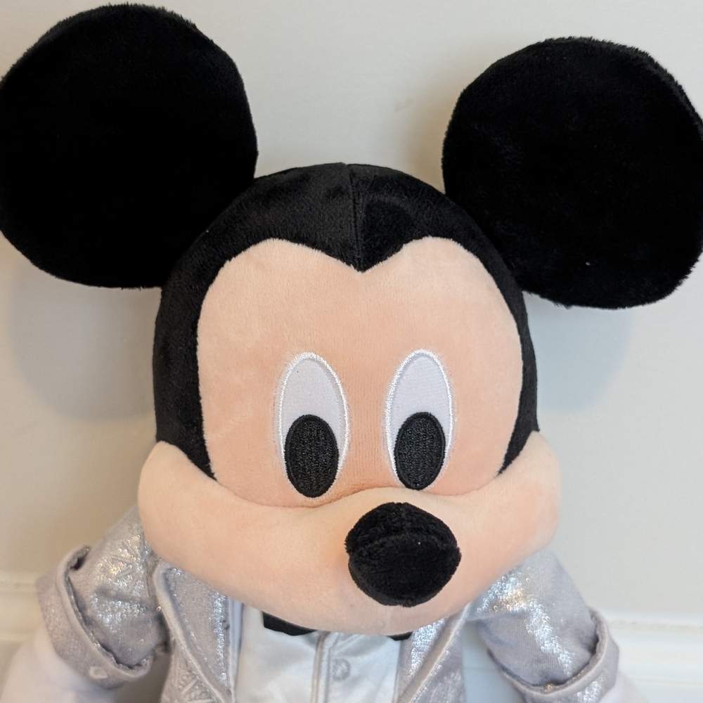 Disney 100 Years of Wonder Anniversary Mickey Mouse Stuffed Animal Plush Toy - Picture 4 of 8